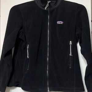 Vintage Patagonia Women's Black Fleece Jacket